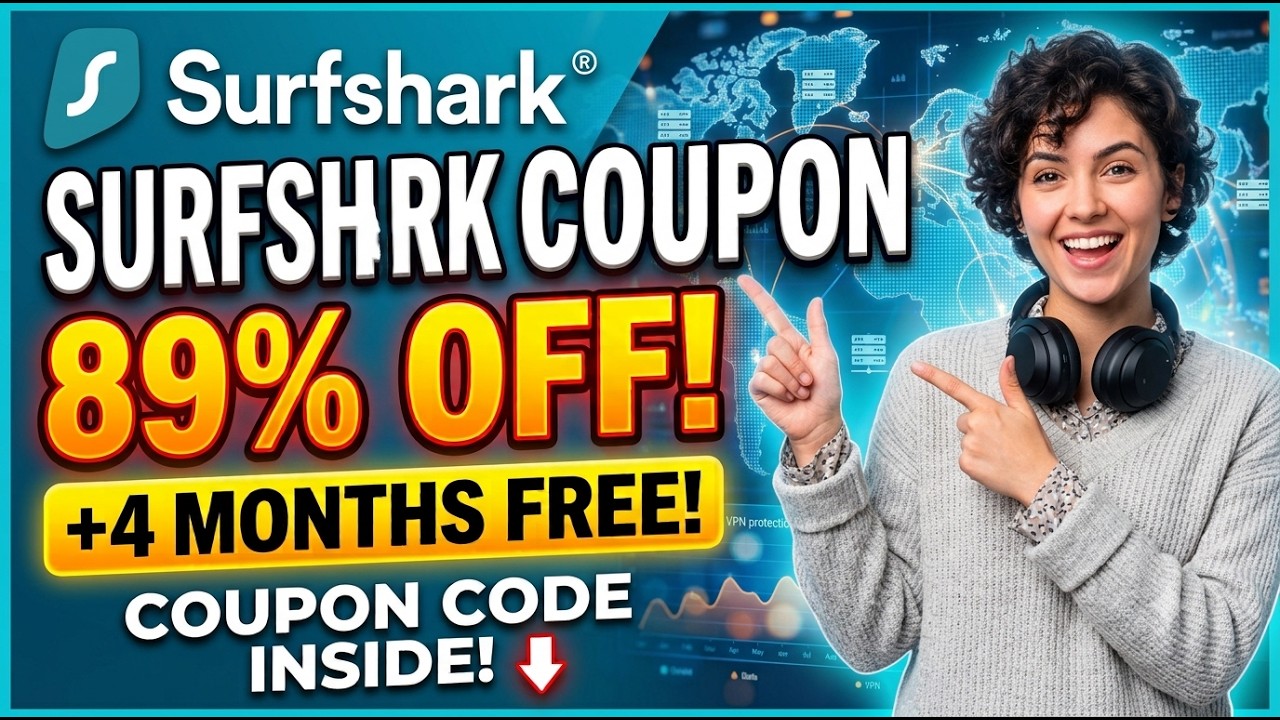 Surfshark Coupon Code | Surfshark's Biggest Discount Ever &ndash; 89% Off + 4 Months Free