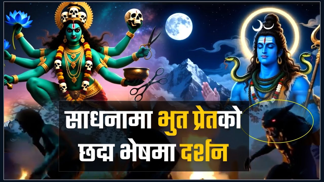 साधनामा भुत प्रेतकाे छद्म भेषमा दर्शन  ||  Seeing ghosts disguised in Sadhana || - Sudip Rimal