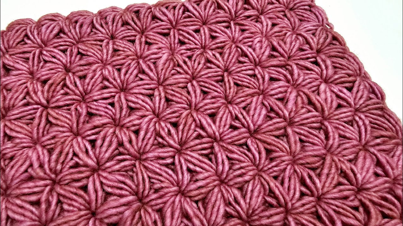 How To Crochet The Jasmine Stitch For Crochet Scarfs and More