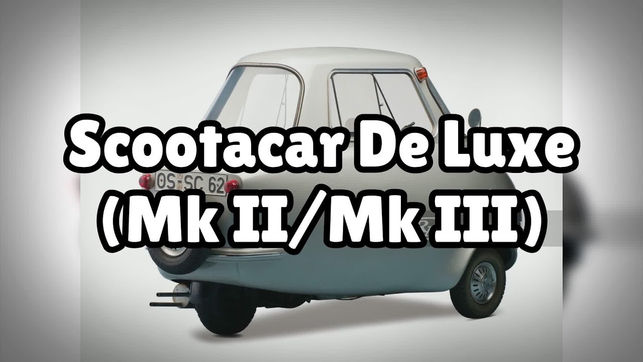Photos of the Scootacar De Luxe (Mk II/Mk III) | Not A Review!