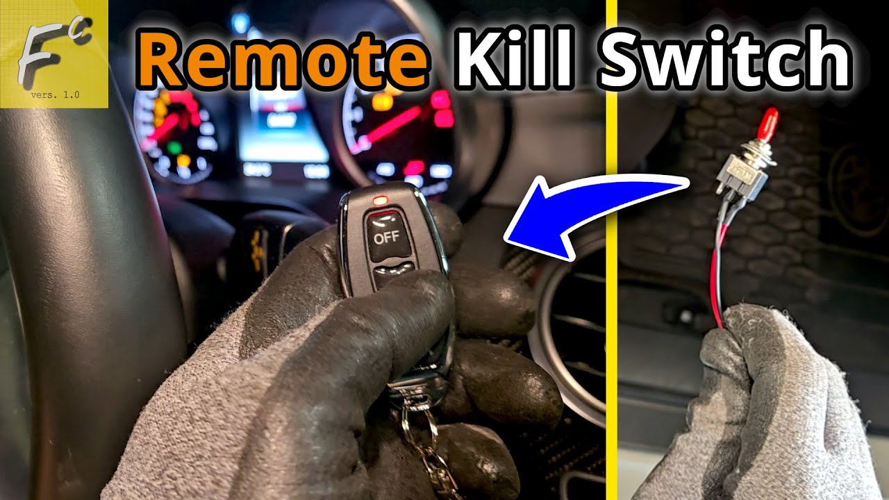 Want to install a car Kill Switch? Install a Remote control Kill Switch for Car Anti-theft