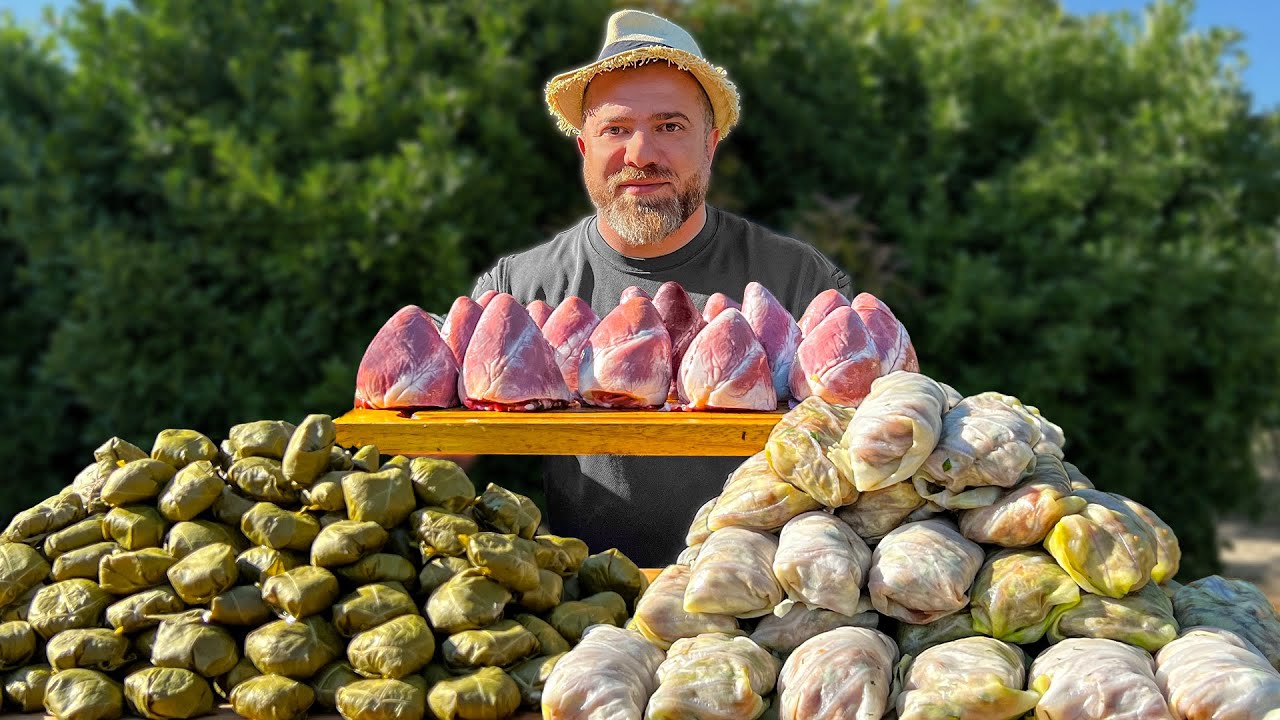 3 Лучших Рецепта Долмы из самого свежего мяса и листьев