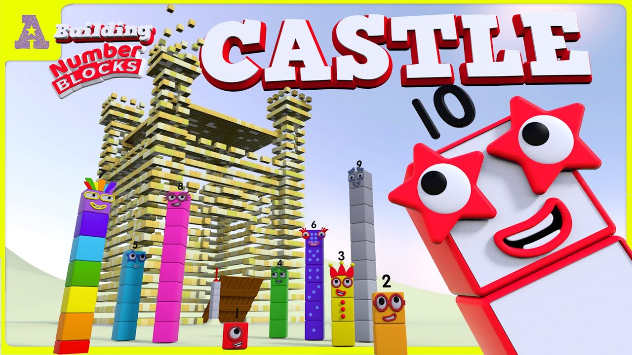 Numberblock CASTLE!?! Block by Block building Adventure!