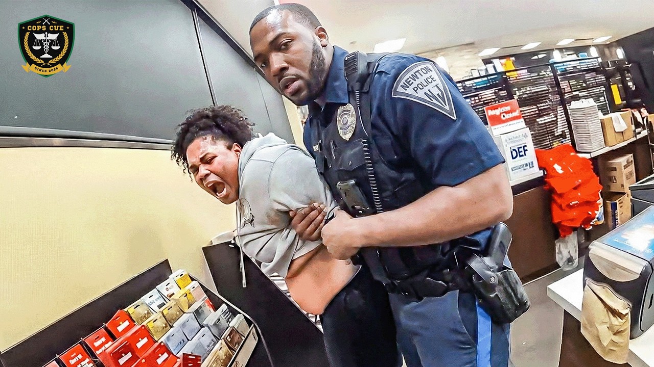 Karen Shoplifter Attacks Police After Theft Collapses Horribly | Karens Getting Arrested By Police