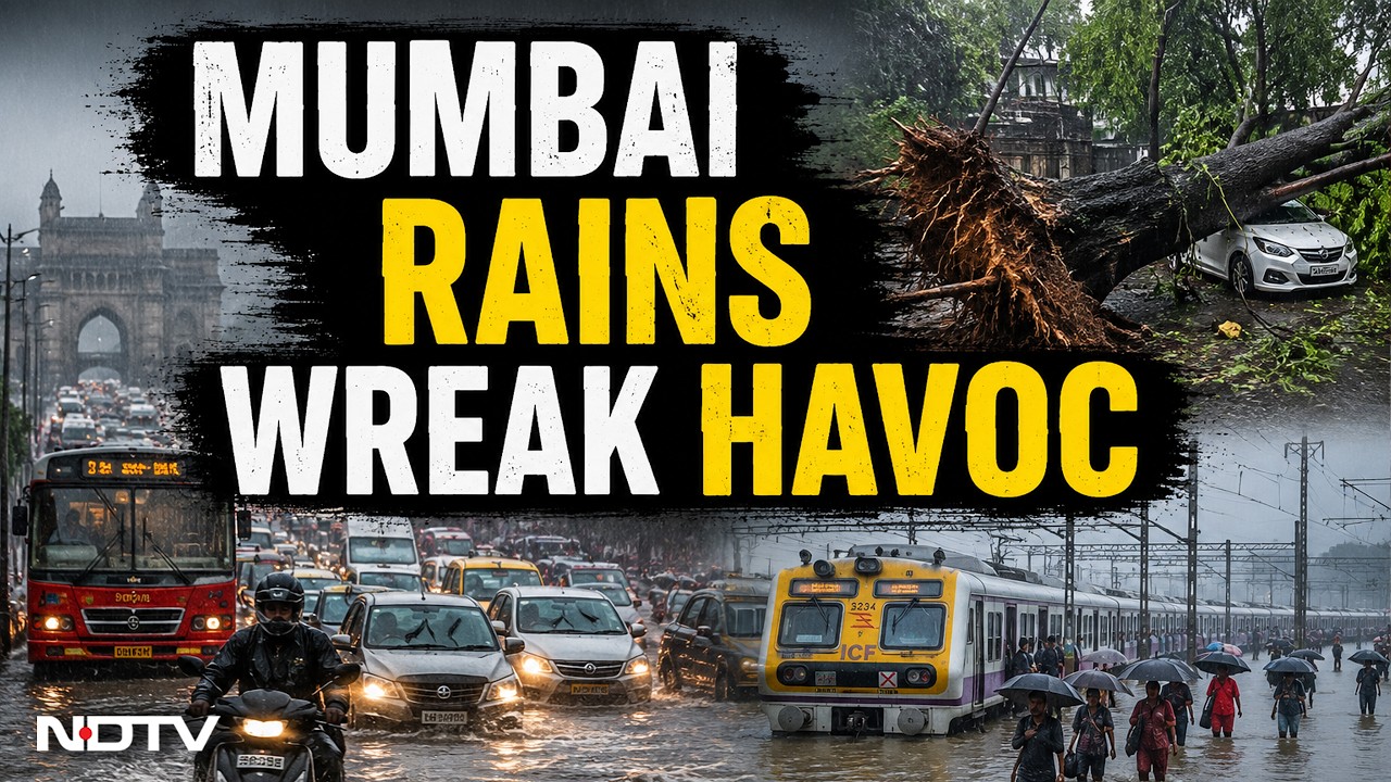 Mumbai Rains Wreak Havoc | Trees Uprooted, Traffic Halted, Infrastructure Damaged As Rains Continue