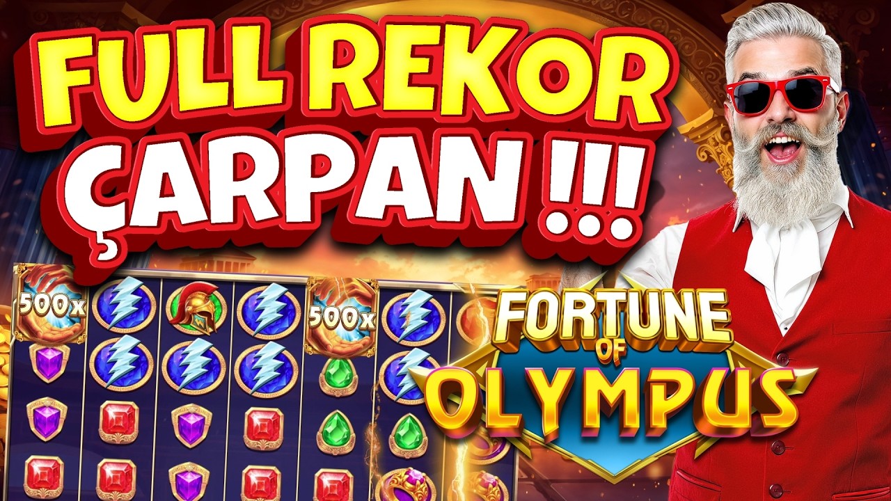 🔥FULL REKOR &Ccedil;ARPAN !!! 🔥 Fortune of Olympus 🔥 BAYILIYORUM BU OYUNA !!! #slotlevo #slots