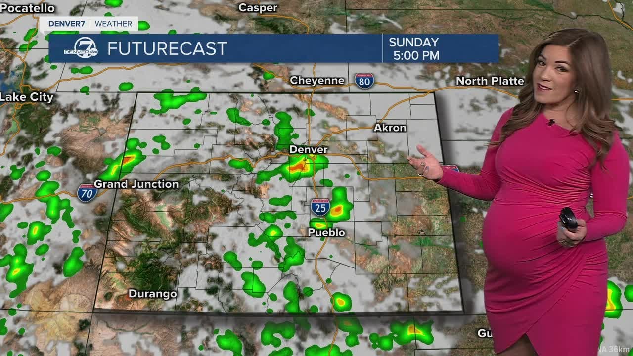 Scattered storms, strong winds and hail possible in parts of Denver area Sunday