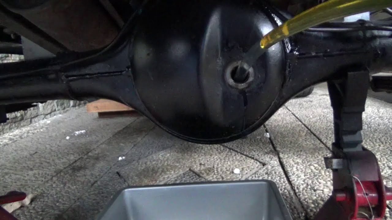 Ganti oli gardan mobil suzuki katana