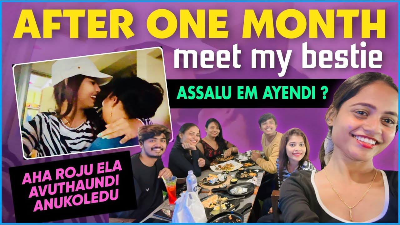 After one month meet my bestie🥹 | Vizag | #stella_quinn #priyankagokada #longdistance