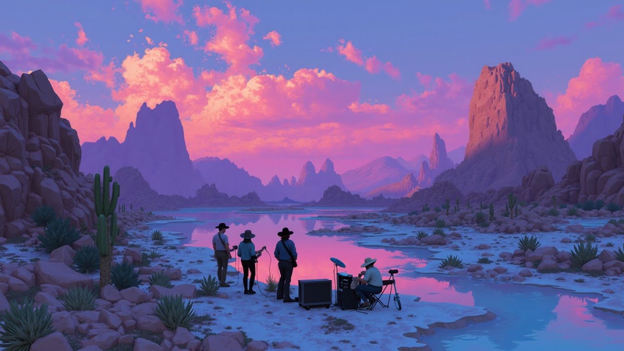 Psychedelic Desert Rock Trip | Downtempo Chill Grooves & Trip-Hop Soundscapes