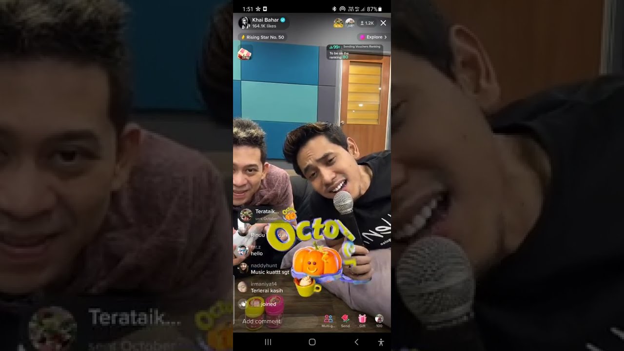 Khai Bahar - Sepi Sekuntum Wawar Merah + Tiara | TikTok LIVE 13/10/2022