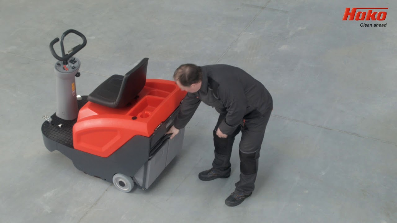 Hako Sweepmaster B800 R instructie video (Nederlands)
