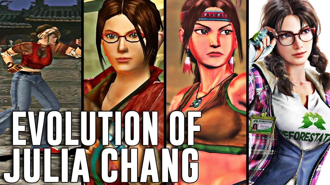 Evolution of Julia Chang from Tekken (1997-2019)