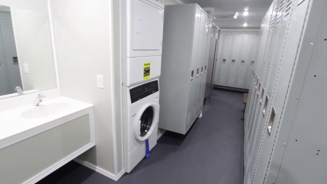 Tutorial: 7 Station Shower Trailer Portable Restroom Combo with Laundry   Oahu Series