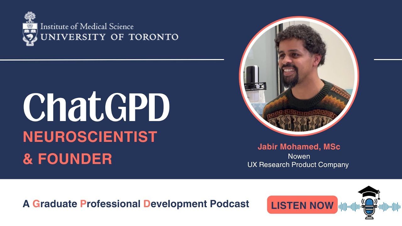 ChatGPD Ep. 9 Neuroscientist to Founder of UX Research Product Company