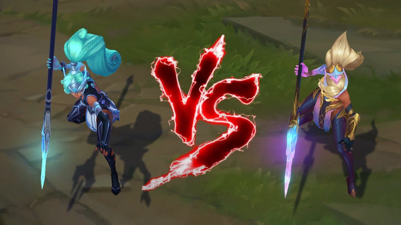 담원 니달리 VS 빛의 인도자 니달리 롤 스킨 비교 [DWG Nidalee VS Dawnbringer Nidalee Skin Comparison]