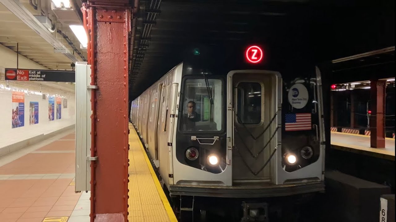 BMT Jamaica Line: (J) (M) (Z) Train Action @ Essex Street (R32, R143, R160A-1, R179)