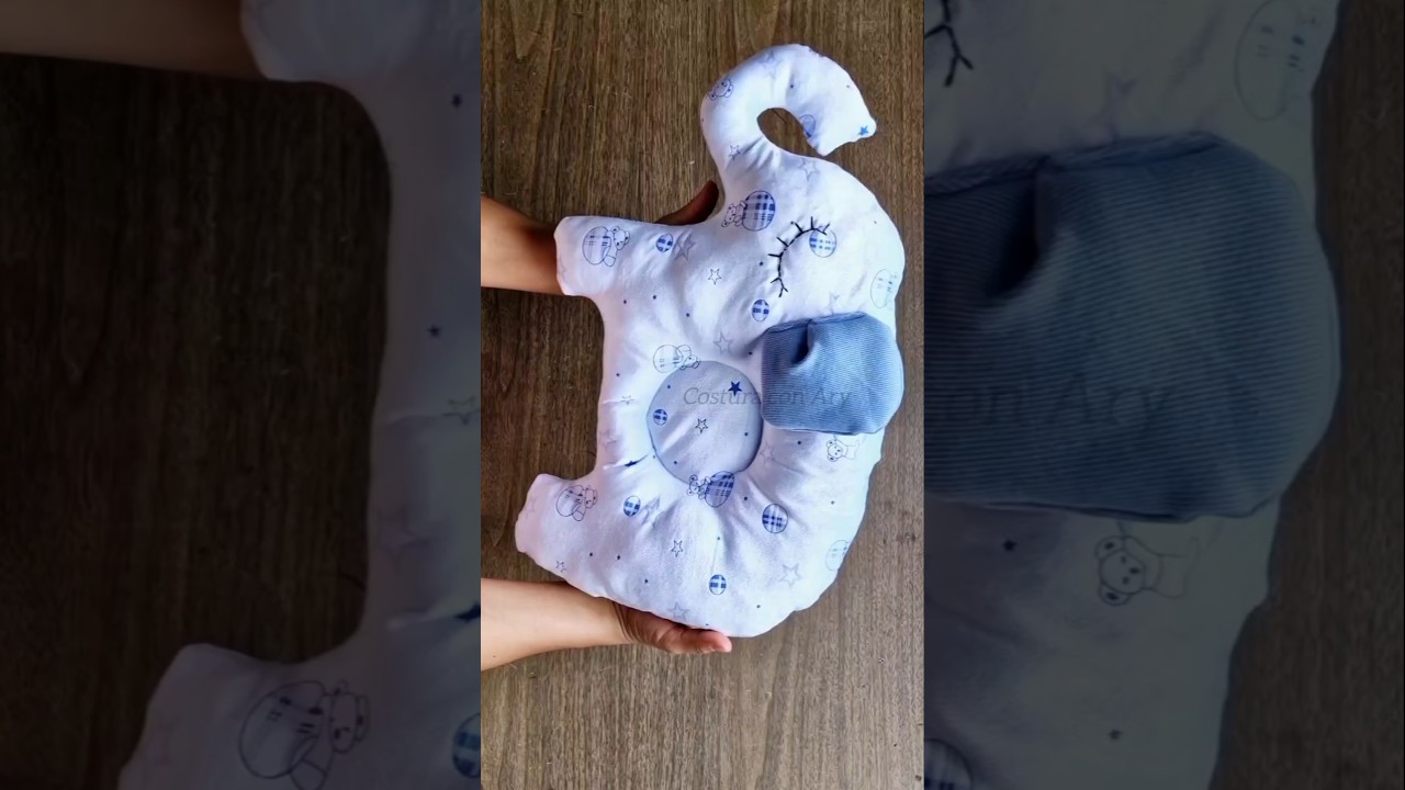 Almohada de Elefante para Beb&eacute;s 🐘 F&Aacute;CIL, Paso a Paso #costuracreativa #costura #emprendedoras