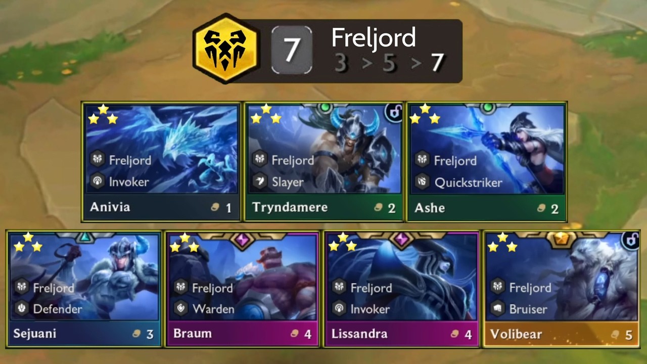 7 Freljord ALL 3-Star!⭐⭐⭐!