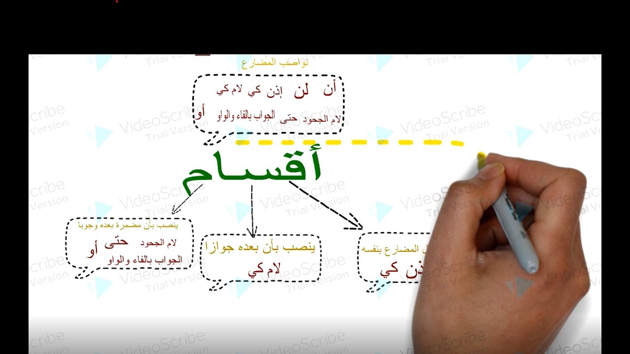 ما هي نواصب الفعل المضارع ؟وإلى كم تنقسم؟ الدرس