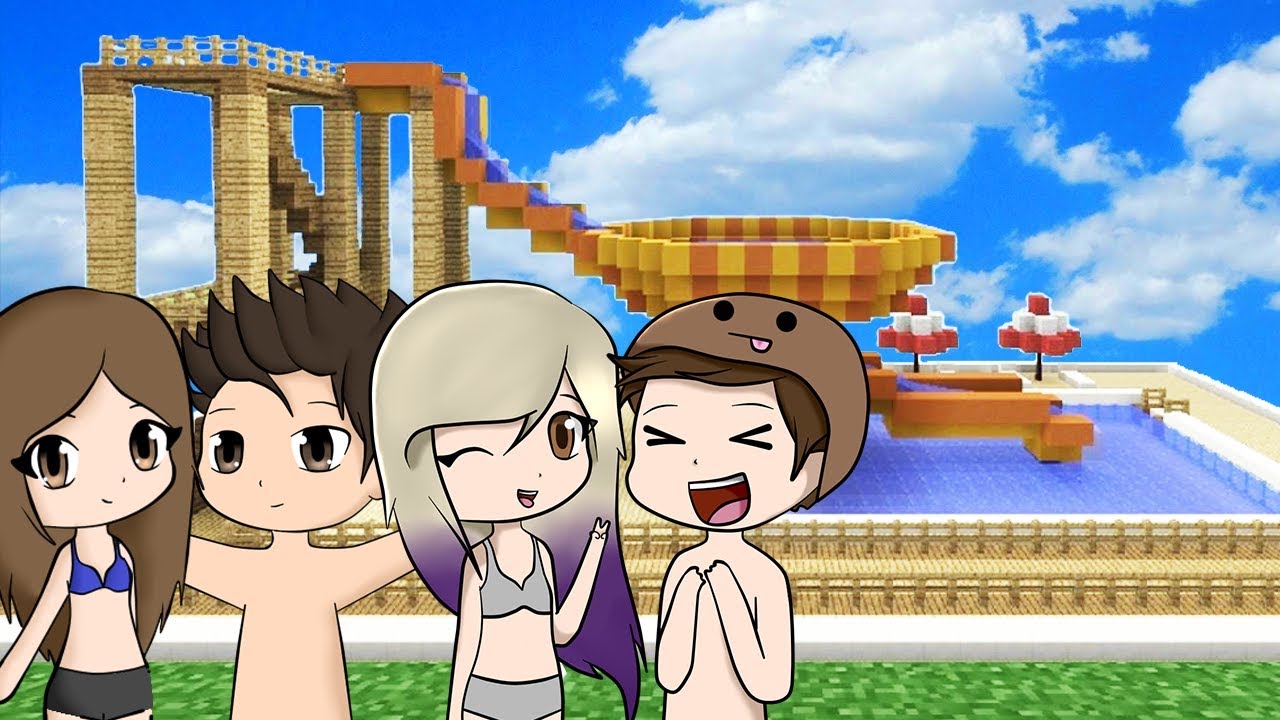 VAMOS AL PARQUE ACUÁTICO CON EL TEAM ANORMAL EN MINECRAFT