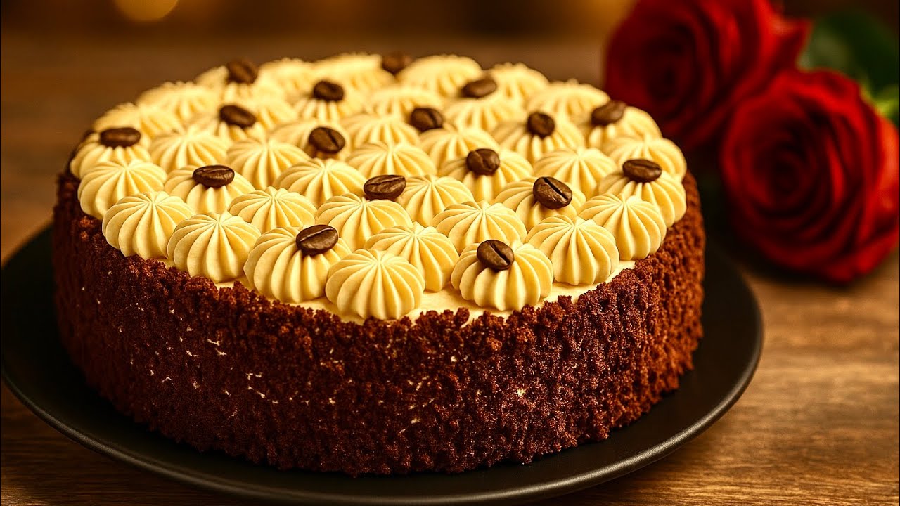 Шоколад и кофе в одном пирожном — вы влюбитесь с первой ложки! 🍫☕