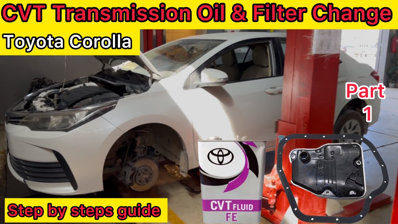 Toyota Corolla CVT Transmission Fluid & Filter Replacement (Part 1)