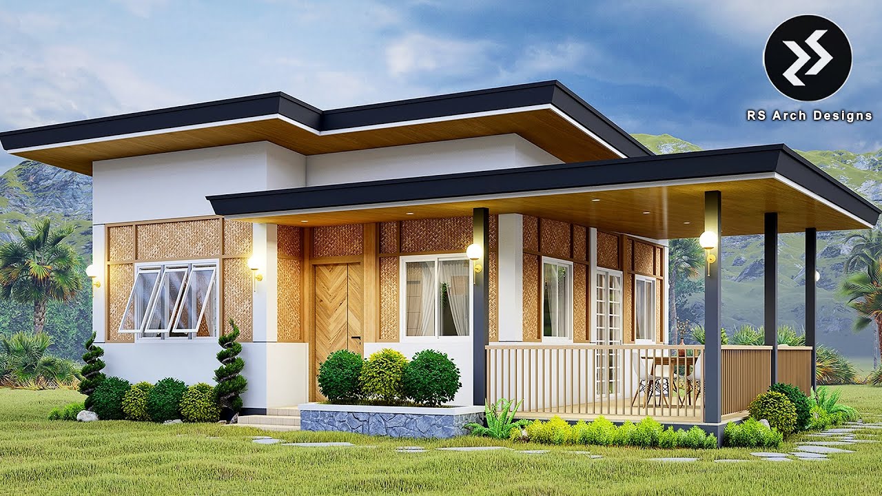 2 BEDROOM AMAKAN SMALL HOUSE DESIGN IDEA | 10X8 meters | Modern Bahay Kubo | Simple Farmhouse Idea