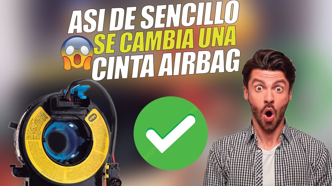 Como cambiar Cinta Airbag / Mandos al timón no funcionan / Claxon / Luz Airbag encendida