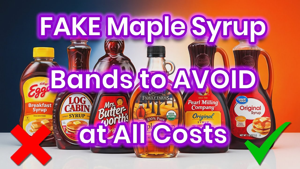 15 FAKE Maple Syrup Brands to AVOID at All Costs (And How to Spot Real Maple Syrup)