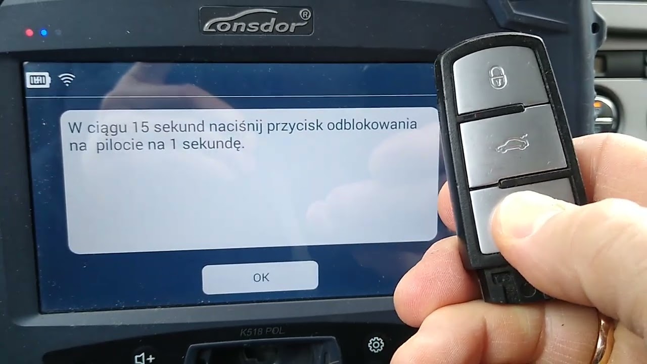 Programowanie pilota w VW Passat B6