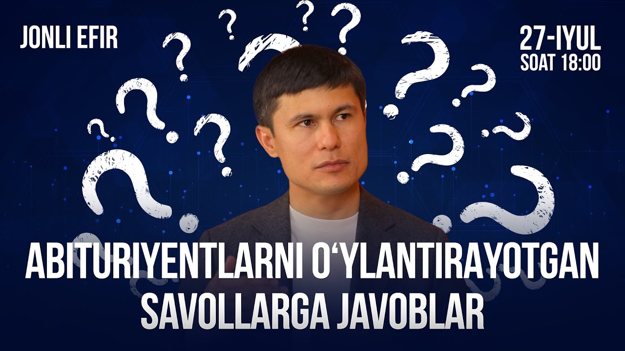 Abituriyentlarga oid savol-javoblar: yo'nalish tanlash, ustuvorlik, o'tish bali, perevod va hk