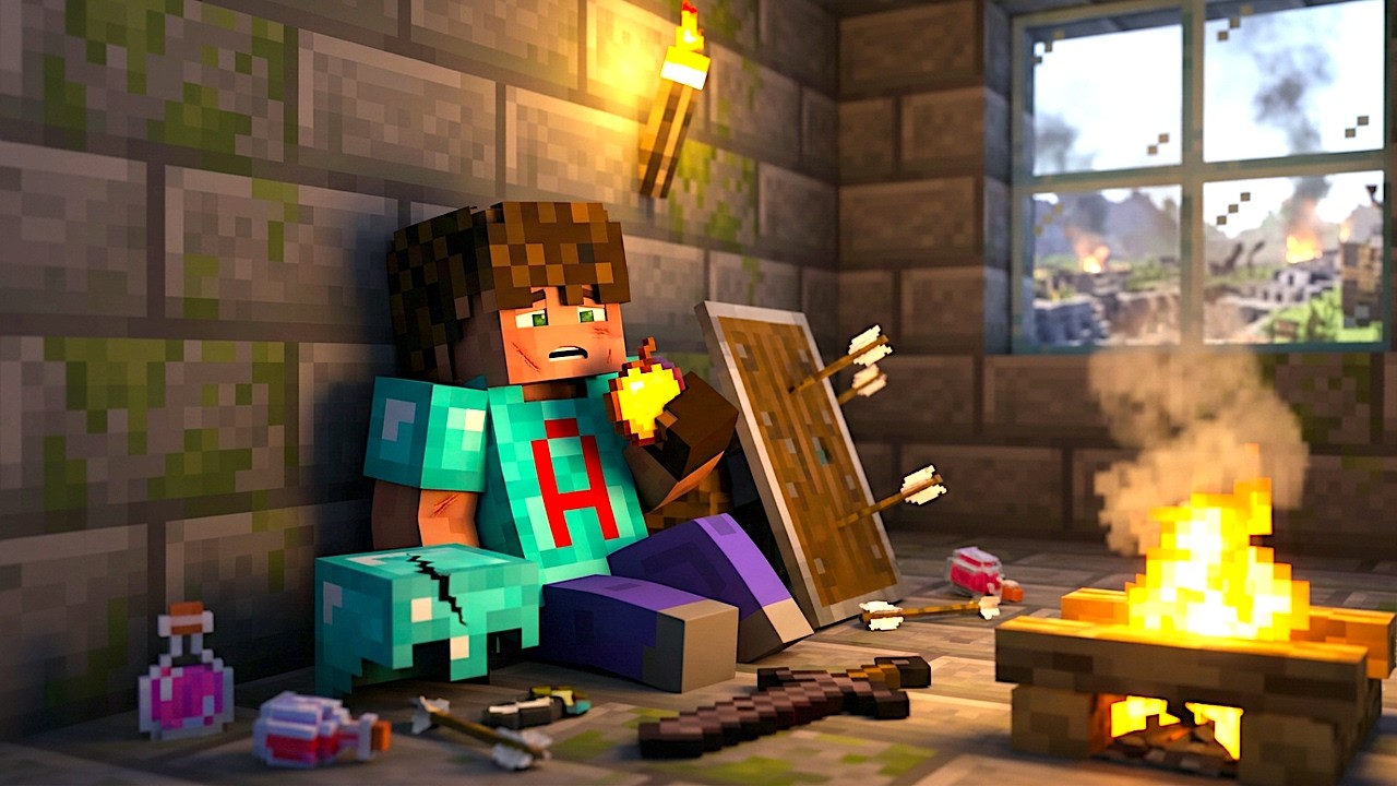 Mindcrack SMP восстанавливается после JoJoSolos в режиме выживания Minecraft