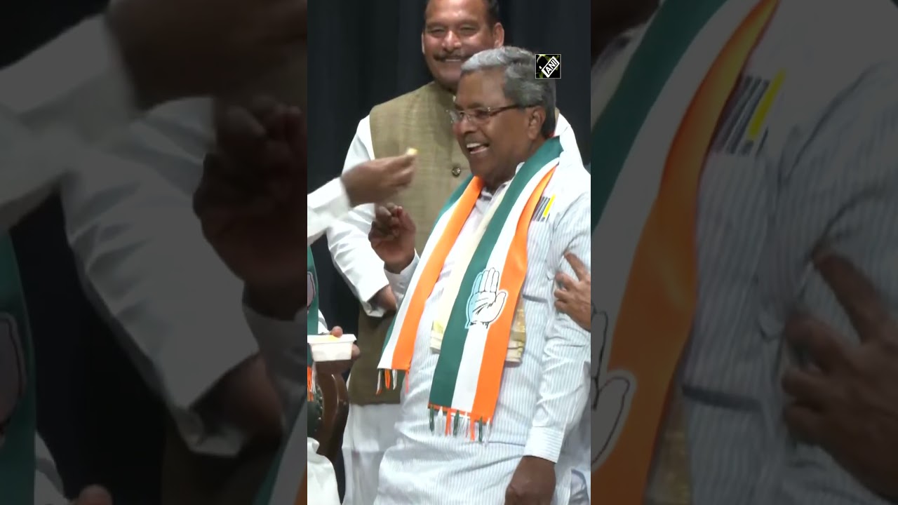 Congress addresses PC after majority win in Karnataka Assembly elections 2023
