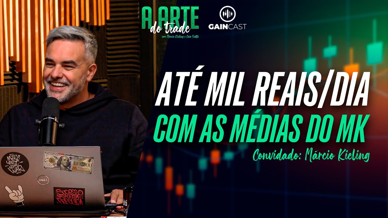 Médias Móveis e regra de coloração pra fazer dinheiro no trade | A Arte do Trade com Márcio Kieling