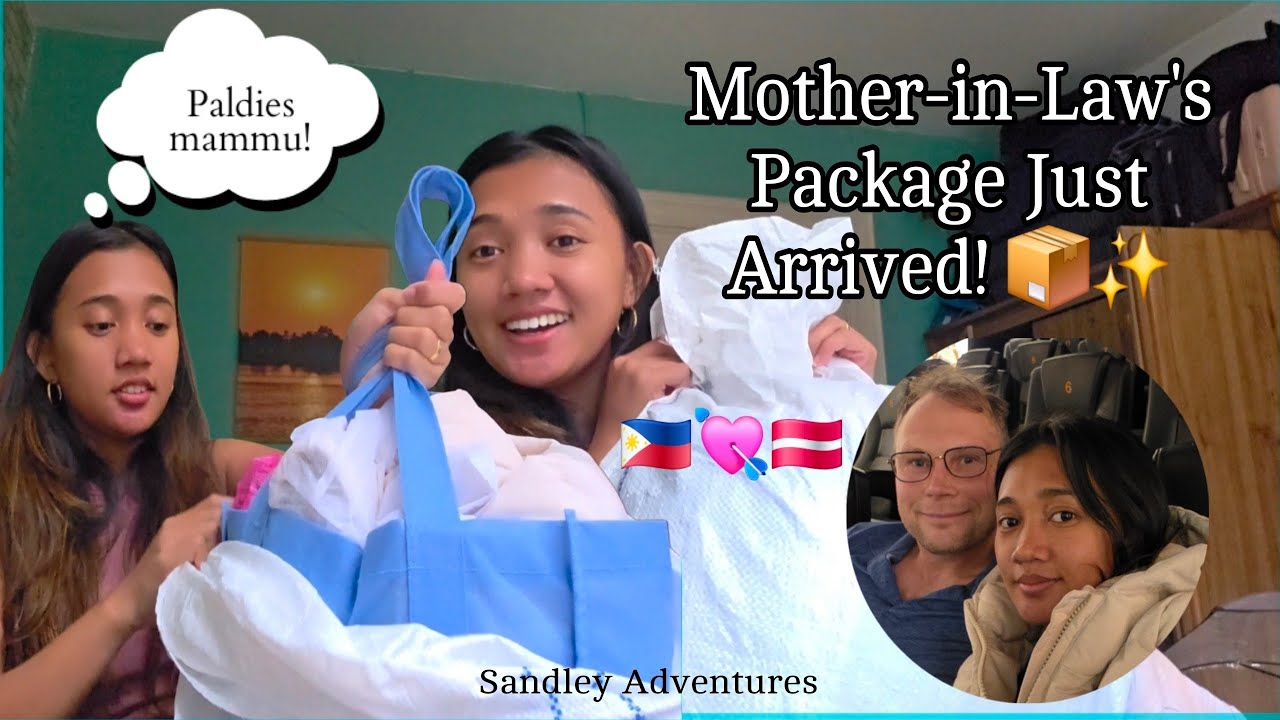 What Did My Mother-in-Law Send?! 🎁+Cooking Tasty Salmon! 🐟/ Sandley Adventures 