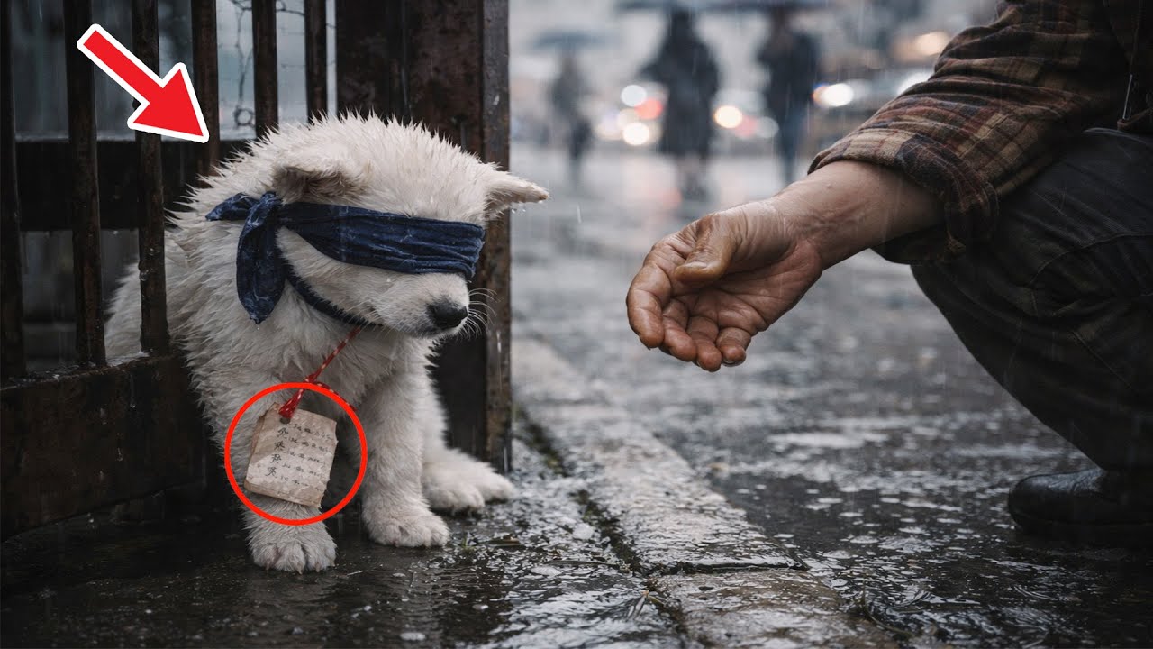 怯えた子犬を助けていると思っていた…しかし、私たちはそのメッセージを読んだ