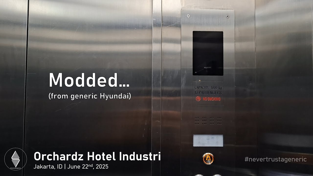 2x Modernized Hyundai Lifts / Elevators - Orchardz Hotel Industri, Jakarta