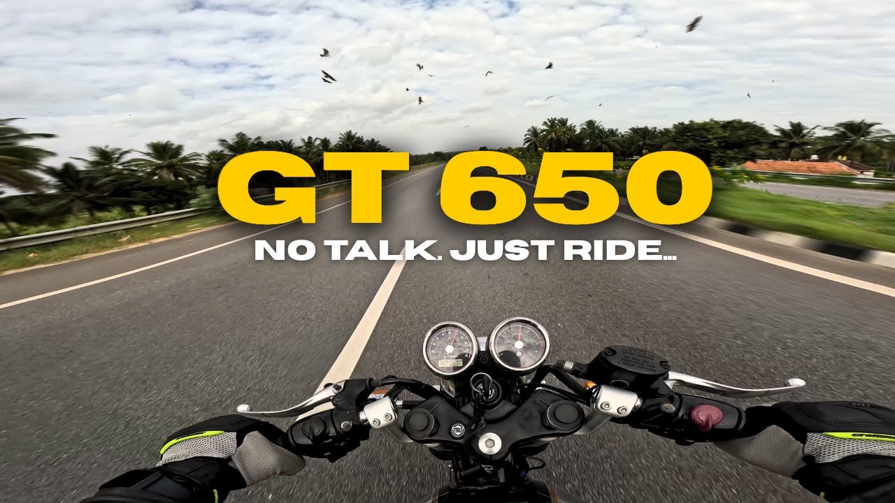 Continental GT 650 Night Ride | RAW POV | Punctured Tyre