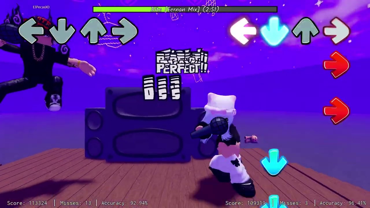 Roblox Basically FNF: Bite (Fernan Mix)! Featuring: @LuisCabral-mi6ce