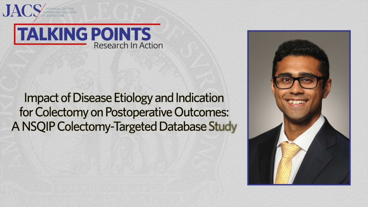 Impact of Colectomy Indication on Outcomes | JACS
