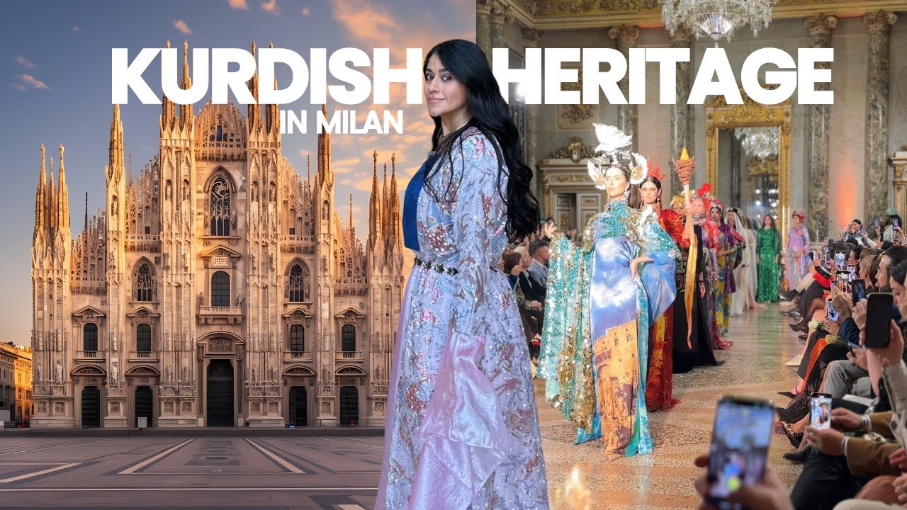 Kurdish Heritage in Milan, Lara Dizeyee's Fashion show in Milan رەسەنایەتی کوردی لە میلان