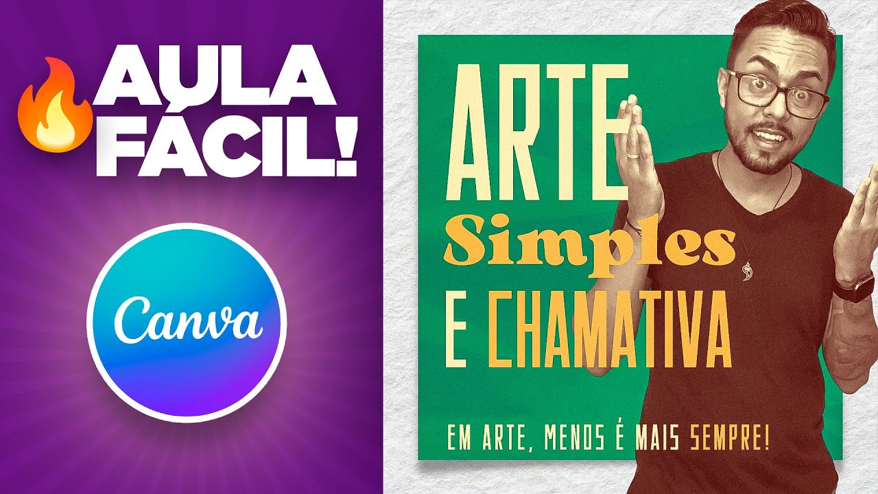 🤩Arte Simples e Chamativa  - Cartaz Estilo Retrô no Canva (Fácil de Fazer)