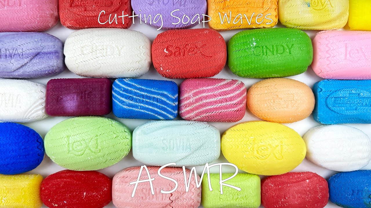 ASMR Cutting soap waves #6 石鹸の波を切る | ASMR Soap.