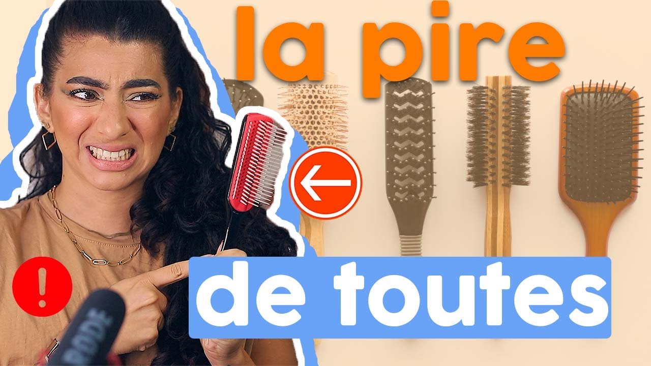 LA PIRE BROSSE ! Comparatifs de brosses tout types de cheveux