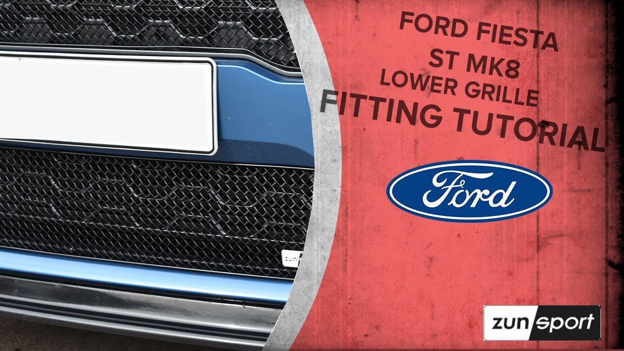 Ford Fiesta ST MK8 Lower Grille Fitting Tutorial