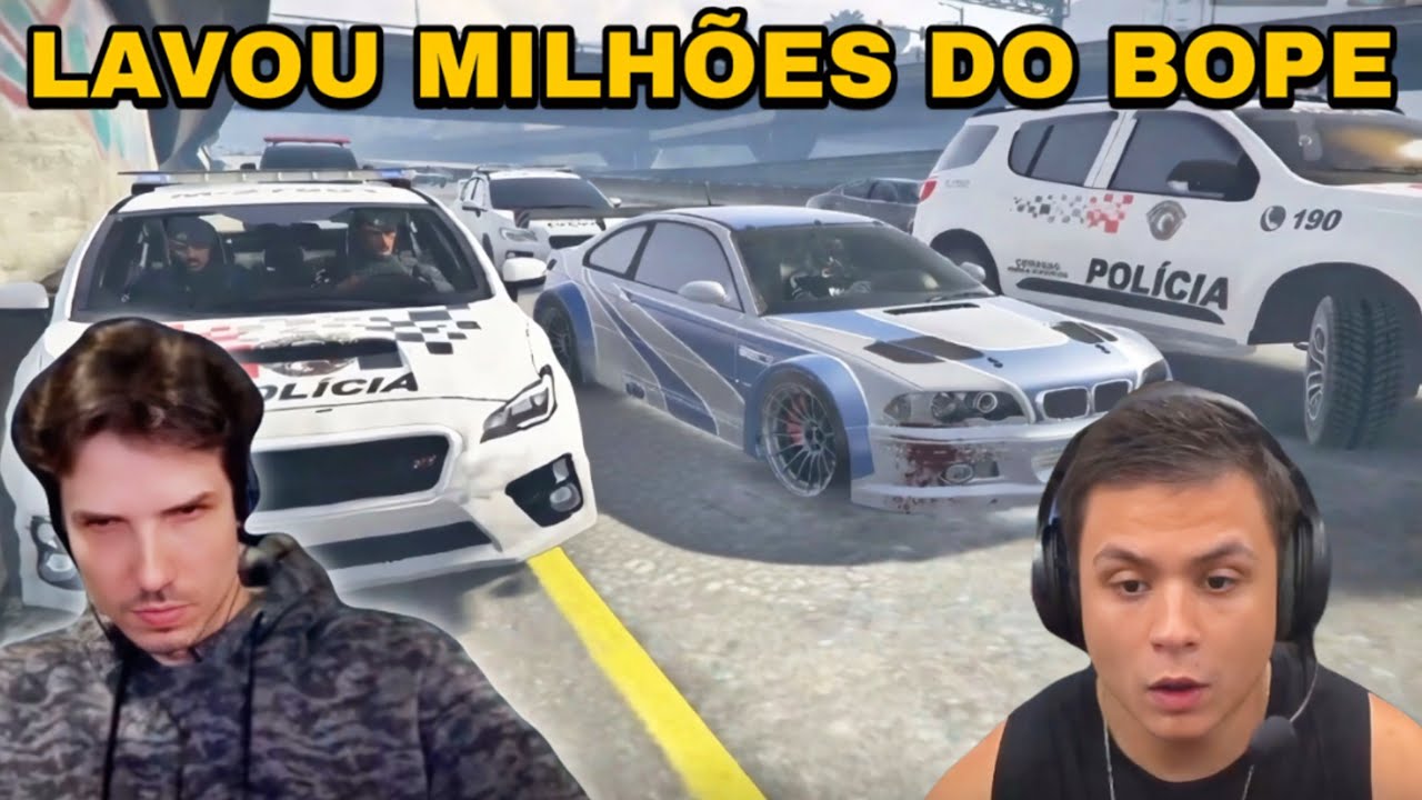 PODEROSO BAGUAL LAVOU DINHEIRO DO BOPE E FUGIU DA POLÍCIA COM SUA M3 GTR DO NEED FOR SPEED!
