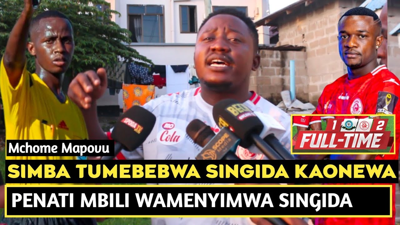 MCHOME MAPOVU ACHAFUKWA SINGIDA KUDHULUMIWA PENATI/SIMBA TUMEBEBWA LEO/MPANZU ALIKUWA OFFSIDE 