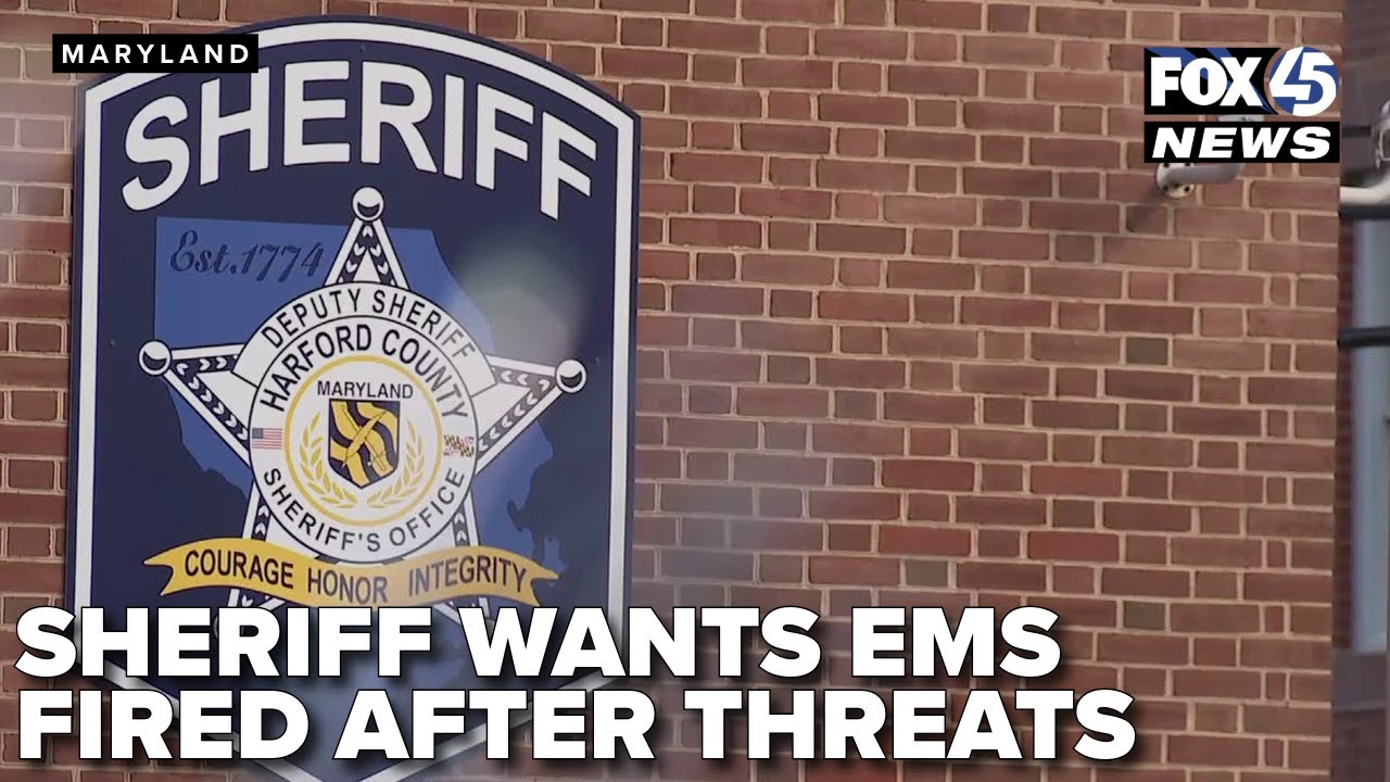 Tensions rise as Harford Co. Sheriff aims to terminate EMS worker following threat