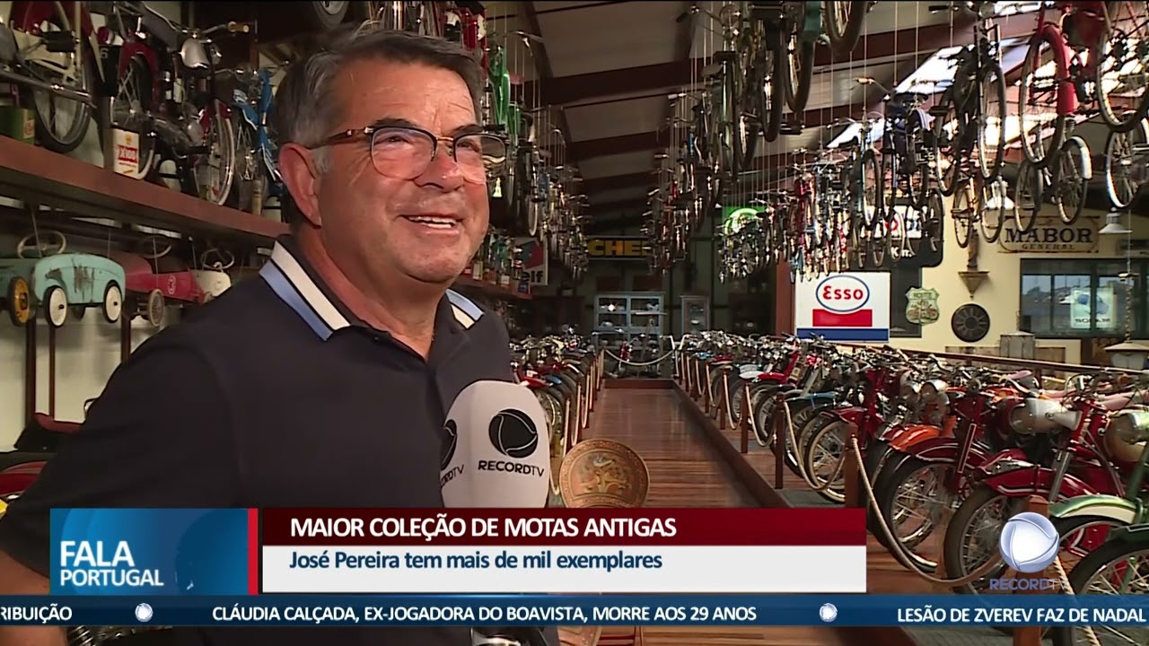Maior coleção de motas antigas em Felgueiras